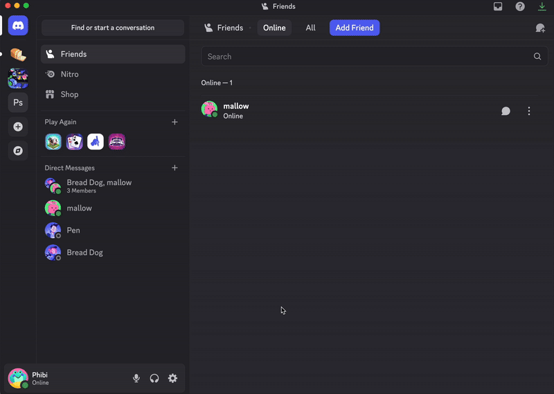Enabling developer mode on desktop